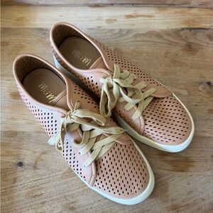 Vici Tan Perforated Sneakers